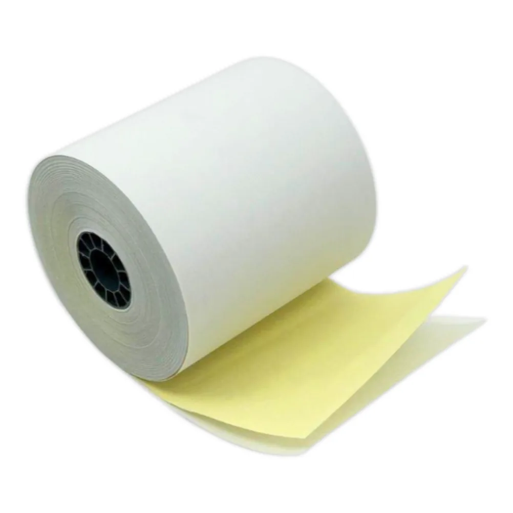 Bond and carbonless paper rolls