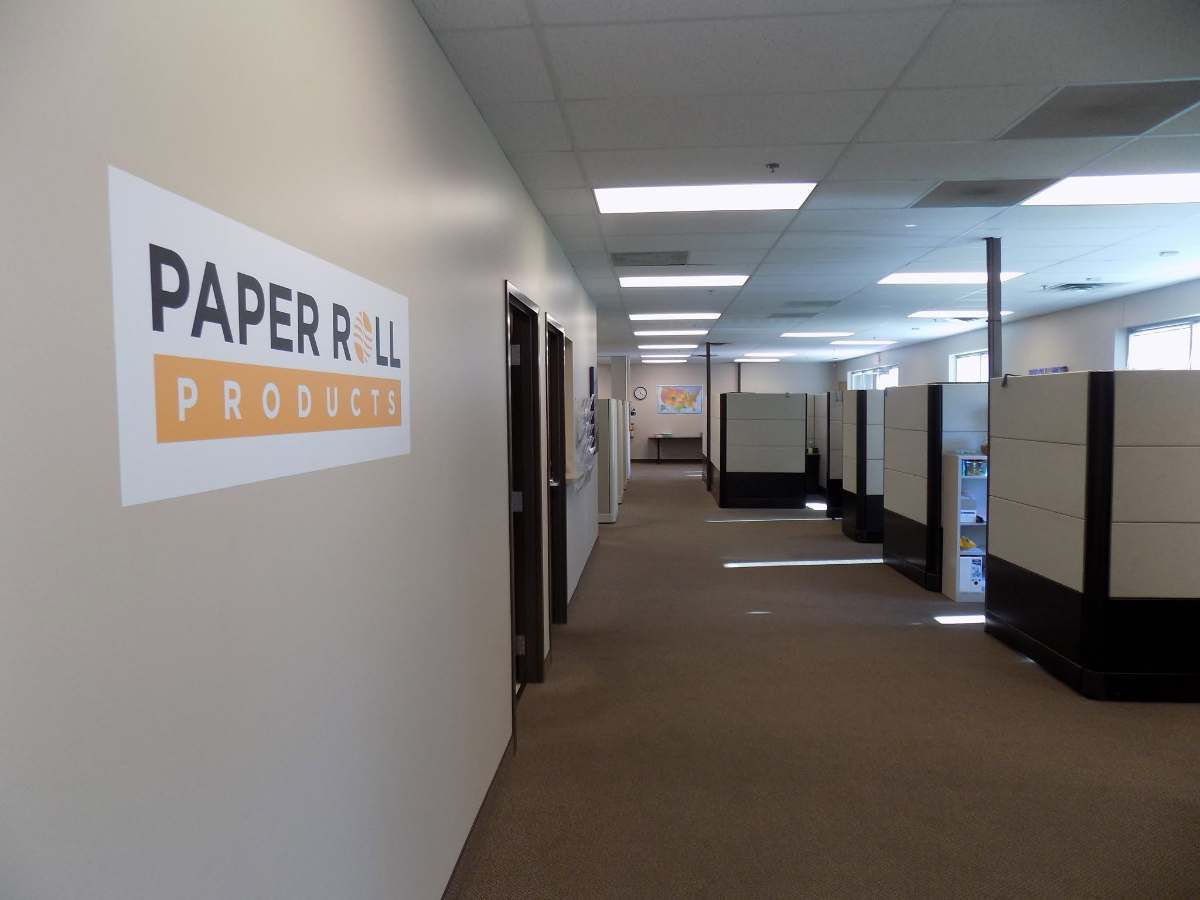 Paper Roll Products office and customer service team area